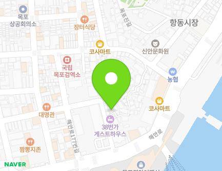 16-1 Manho-ro 38beon-gil, Mokpo-si, Jeollanam-do, Republic of Korea Map