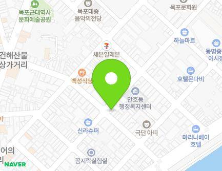 14-1 Haean-ro 237beon-gil, Mokpo-si, Jeollanam-do, Republic of Korea Map