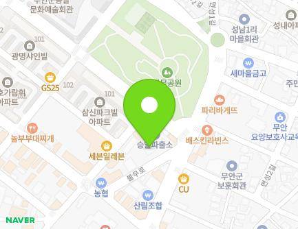 38-9 Bulmu-ro, Muan-eup, Muan-gun, Jeollanam-do, Republic of Korea Map