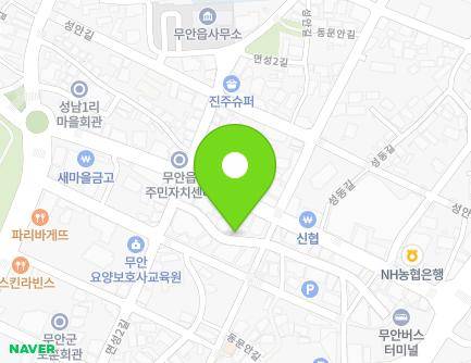 56-4 Dongmunan-gil, Muan-eup, Muan-gun, Jeollanam-do, Republic of Korea Map