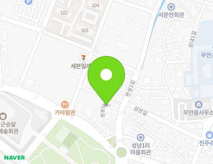 86-1 Myeonseong 1-gil, Muan-eup, Muan-gun, Jeollanam-do, Republic of Korea Map