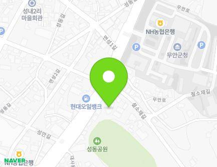 522 Muan-ro, Muan-eup, Muan-gun, Jeollanam-do, Republic of Korea Map