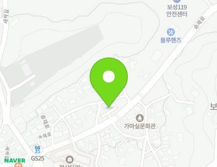 207 Songjae-ro, Boseong-eup, Boseong-gun, Jeollanam-do, Republic of Korea Map