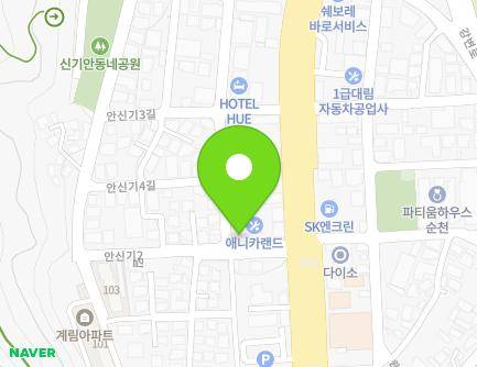 6 Ansingi 2-gil, Suncheon-si, Jeollanam-do, Republic of Korea Map