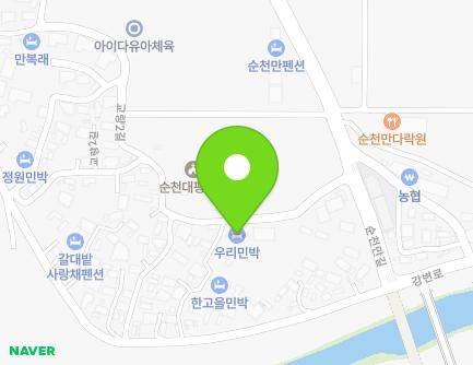 11-1 Gyoryang 2-gil, Suncheon-si, Jeollanam-do, Republic of Korea Map