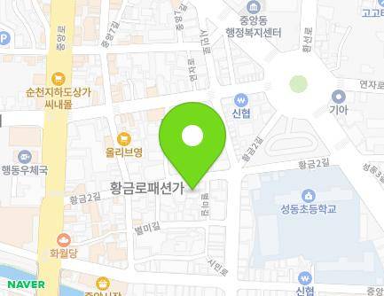 14-1 Hwanggeum 2-gil, Suncheon-si, Jeollanam-do, Republic of Korea Map