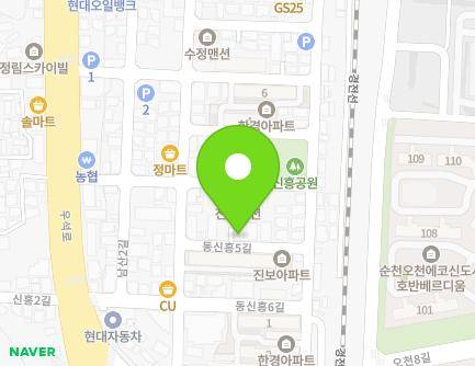 13 Dongsinheung 5-gil, Suncheon-si, Jeollanam-do, Republic of Korea Map