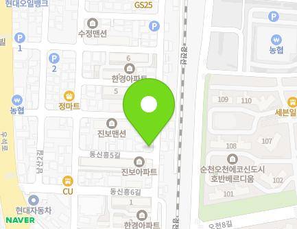 23 Dongsinheung 5-gil, Suncheon-si, Jeollanam-do, Republic of Korea Map