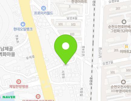 57 Jijeong-gil, Suncheon-si, Jeollanam-do, Republic of Korea Map