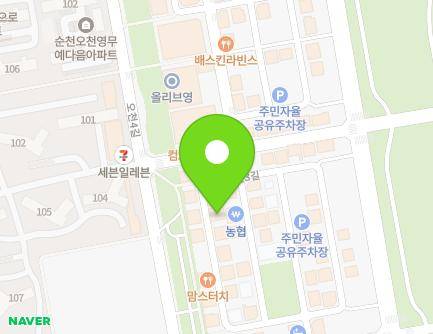 29 Ocheon 3-gil, Suncheon-si, Jeollanam-do, Republic of Korea Map