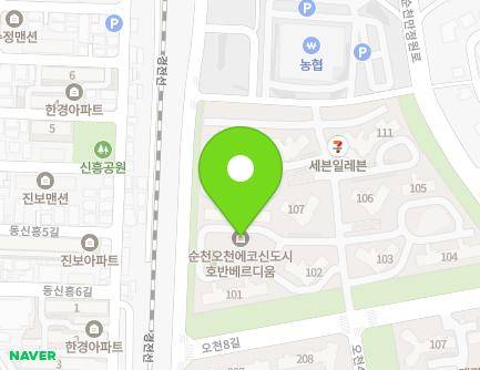 15 Ocheon 8-gil, Suncheon-si, Jeollanam-do, Republic of Korea Map