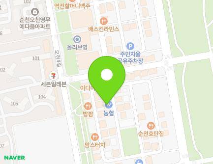 21-4 Ocheon 3-gil, Suncheon-si, Jeollanam-do, Republic of Korea Map