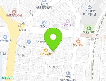34 Useok 1-gil, Suncheon-si, Jeollanam-do, Republic of Korea Map