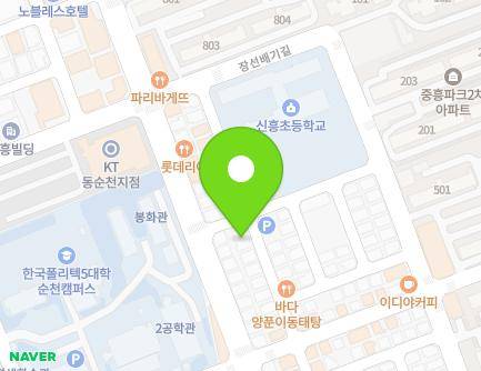 4-2 Joryemotdeung 1-gil, Suncheon-si, Jeollanam-do, Republic of Korea Map