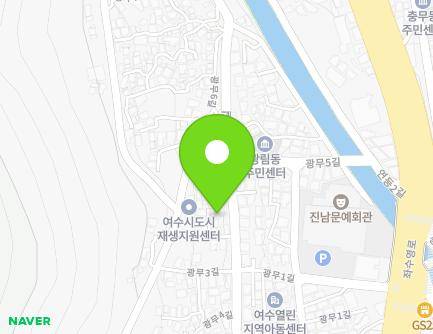 31-4 Gwangmu 3-gil, Yeosu-si, Jeollanam-do, Republic of Korea Map