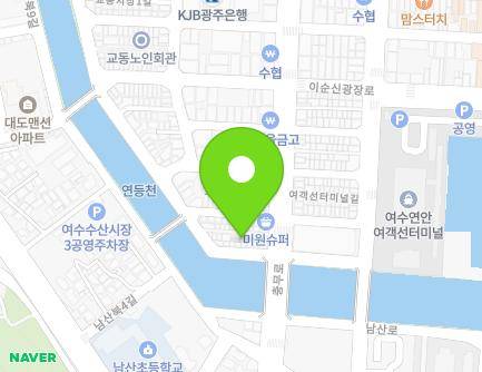 27-10 Gyodongsijang 1-gil, Yeosu-si, Jeollanam-do, Republic of Korea Map