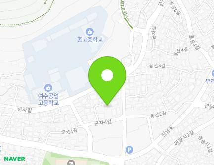 11-2 Dongsan 1-gil, Yeosu-si, Jeollanam-do, Republic of Korea Map