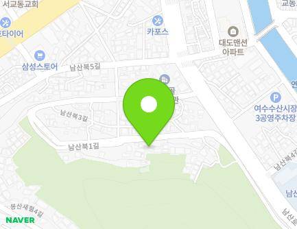 20-4 Namsanbuk 1-gil, Yeosu-si, Jeollanam-do, Republic of Korea Map
