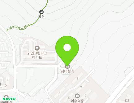 49 Deokchung 2-gil, Yeosu-si, Jeollanam-do, Republic of Korea Map
