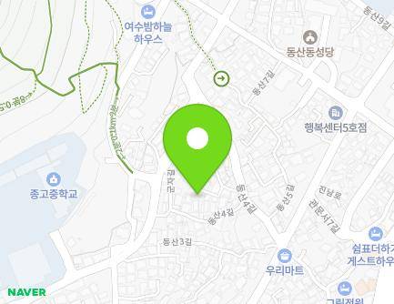 5-9 Dongsan 6-gil, Yeosu-si, Jeollanam-do, Republic of Korea Map