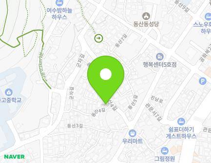 5-4 Dongsan 4-gil, Yeosu-si, Jeollanam-do, Republic of Korea Map