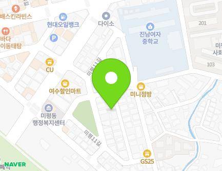 25-15 Mipyeong 11-gil, Yeosu-si, Jeollanam-do, Republic of Korea Map