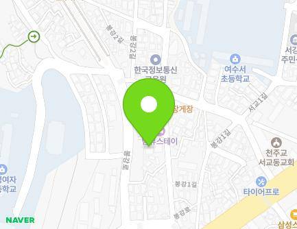 23-12 Bonggang 2-gil, Yeosu-si, Jeollanam-do, Republic of Korea Map