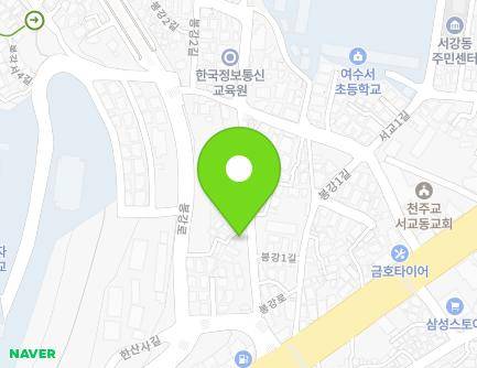 23-20 Bonggang 2-gil, Yeosu-si, Jeollanam-do, Republic of Korea Map