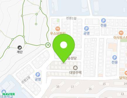 39-8 Seonwon 2-gil, Yeosu-si, Jeollanam-do, Republic of Korea Map
