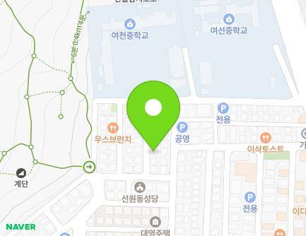 30-4 Seonwon 2-gil, Yeosu-si, Jeollanam-do, Republic of Korea Map