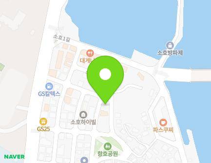 13-6 Soho 2-gil, Yeosu-si, Jeollanam-do, Republic of Korea Map