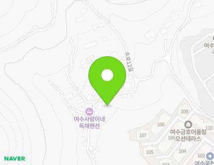 36 Soho 12-gil, Yeosu-si, Jeollanam-do, Republic of Korea Map