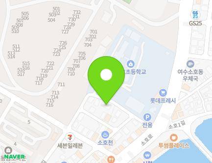 489-11 Soho-ro, Yeosu-si, Jeollanam-do, Republic of Korea Map