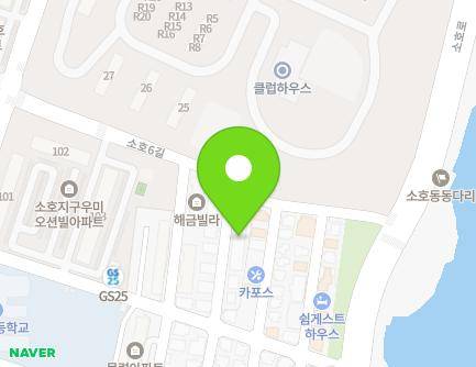 15-7 Soho 6-gil, Yeosu-si, Jeollanam-do, Republic of Korea Map