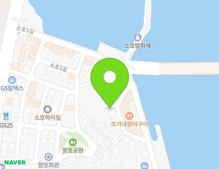 26-4 Soho 1-gil, Yeosu-si, Jeollanam-do, Republic of Korea Map