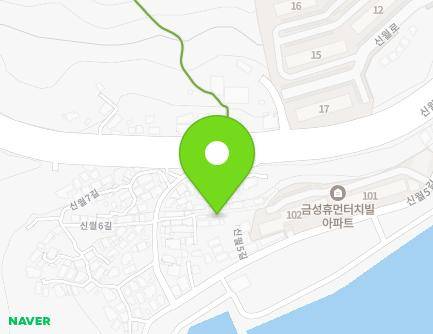 9-14 Sinwol 6-gil, Yeosu-si, Jeollanam-do, Republic of Korea Map