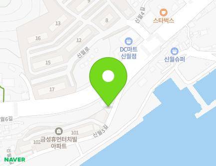 16 Sinwol 5-gil, Yeosu-si, Jeollanam-do, Republic of Korea Map
