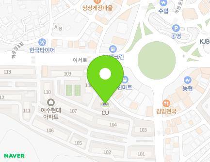 146-2 Yeoseo-ro, Yeosu-si, Jeollanam-do, Republic of Korea Map
