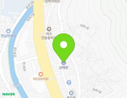 38 Yeondeung 1-gil, Yeosu-si, Jeollanam-do, Republic of Korea Map