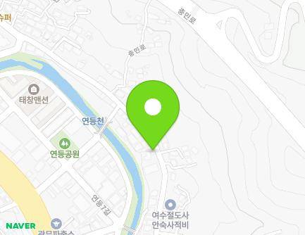 93 Yeondeung 1-gil, Yeosu-si, Jeollanam-do, Republic of Korea Map