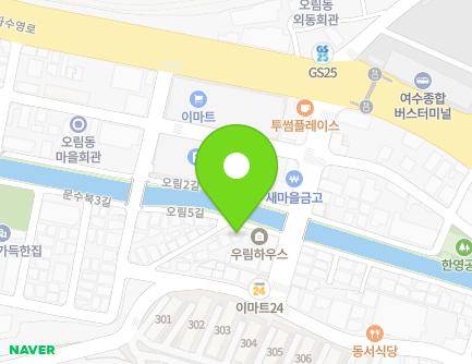 10 Orim 5-gil, Yeosu-si, Jeollanam-do, Republic of Korea Map