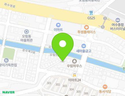 10-3 Orim 5-gil, Yeosu-si, Jeollanam-do, Republic of Korea Map