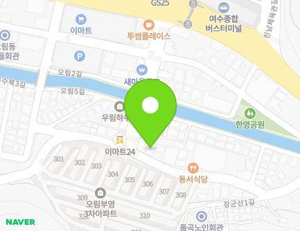 59 Janggunsan-gil, Yeosu-si, Jeollanam-do, Republic of Korea Map