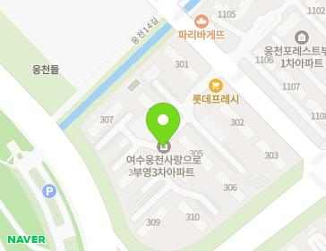 291 Ungcheon-ro, Yeosu-si, Jeollanam-do, Republic of Korea Map