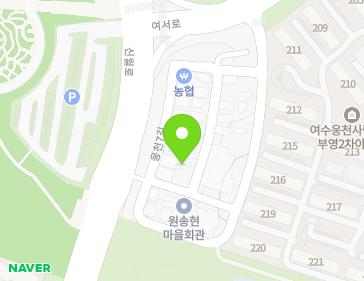 11-22 Ungcheon 7-gil, Yeosu-si, Jeollanam-do, Republic of Korea Map