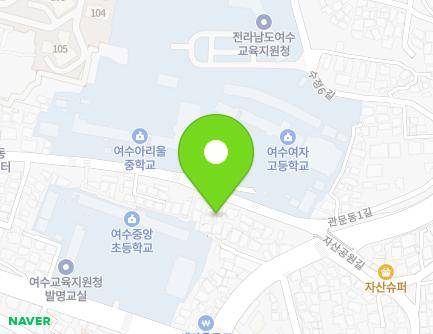 42-1 Gwanmun 1-gil, Yeosu-si, Jeollanam-do, Republic of Korea Map