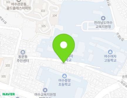 36 Gwanmun 1-gil, Yeosu-si, Jeollanam-do, Republic of Korea Map