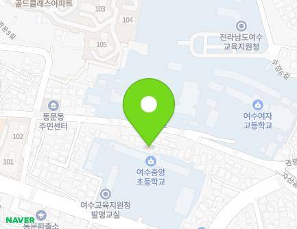 36-6 Gwanmun 1-gil, Yeosu-si, Jeollanam-do, Republic of Korea Map