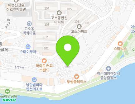 32 Jungang 4-gil, Yeosu-si, Jeollanam-do, Republic of Korea Map