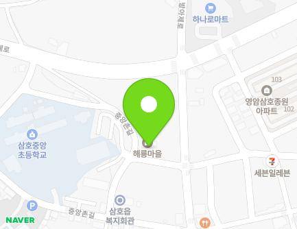 43-12 Jungangchon-gil, Samho-eup, Yeongam-gun, Jeollanam-do, Republic of Korea Map